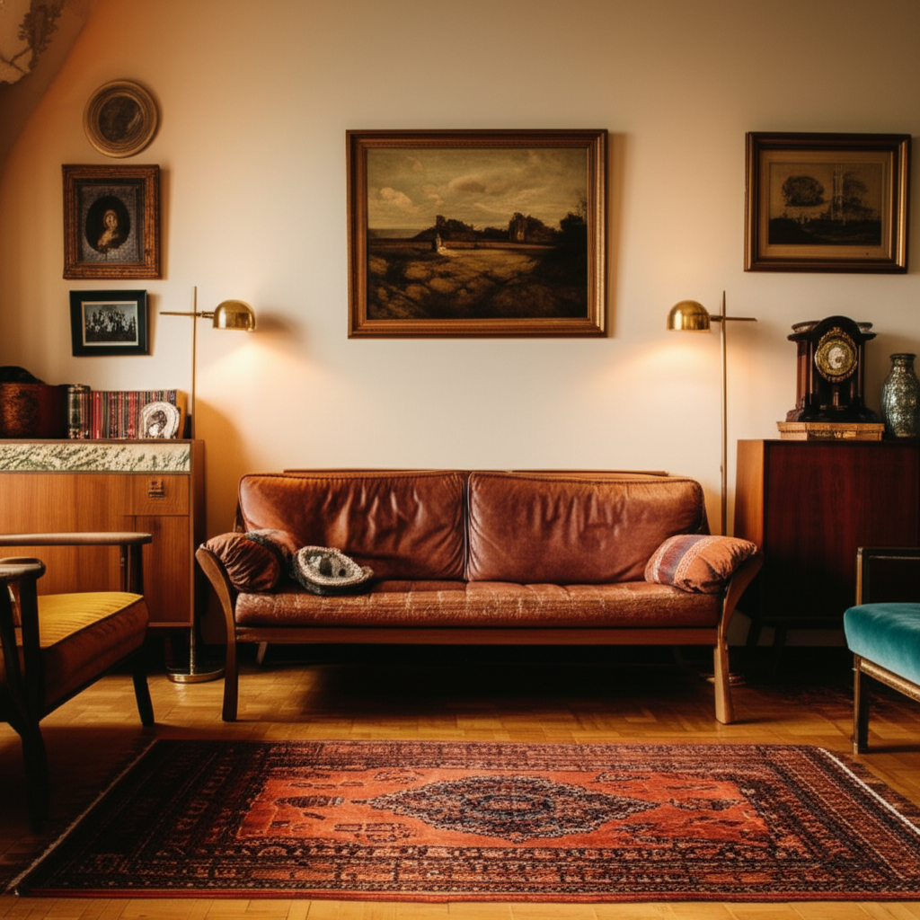 ヴィンテージスタイルの部屋